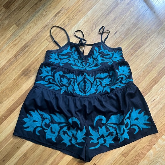 Free People Everblue Romper size S MSRP: $148 - Picture 3 of 7